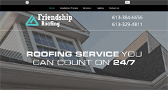 Desktop Screenshot of friendshiproofing.com